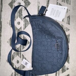 Coach Navy Belt Bag for Men